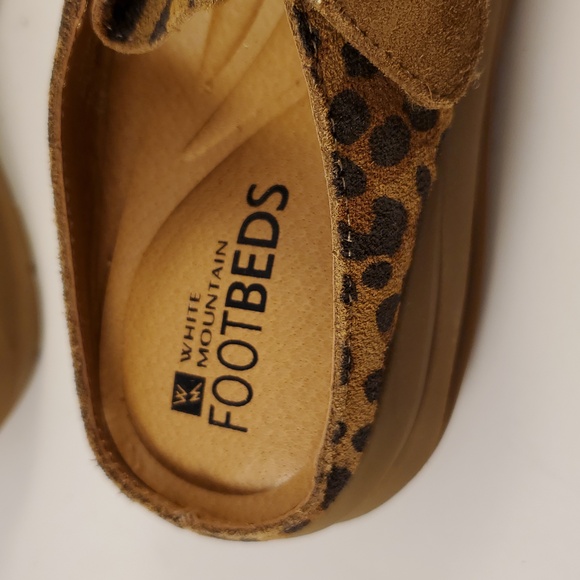 White Mountain Animal Print Mary Janes Size 5 - Picture 7 of 9
